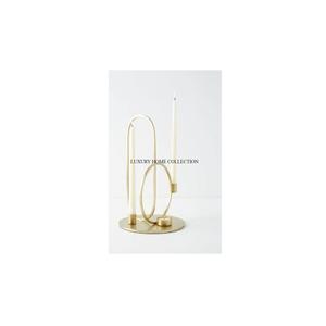 <b>Metal</b> Gold Plated Table <b>Top</b> Decoration Candle Holders Trending Most Selling Modern Cafe Table Decoration Home Candle Holders - Product Image 1