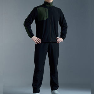 Veste légère d'extérieur pour hommes, vêtements de sport décontractés en polyester, survêtement de jogging, survêtement deux pièces pour hommes - Product Image 2