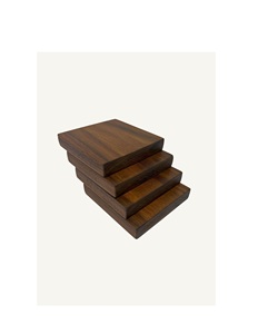 Strong Wooden <b>Coaster</b> Set Crafted For <b>Heat</b> Control And Surface Safety During Beverage Service - Product Image 2