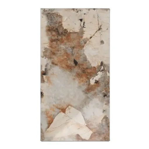 Aspect pierre naturelle, carreaux de porcelaine polis de patagonie 32x64 en Surface polie, offre à faible coût pour les projets de décoration de bâtiments