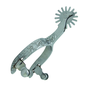 Espuelas de caballo de equitación occidental envejecidas recién llegadas con accesorios ecuestres de articulación fina equipo de caballo espuelas ecuestres - Product Image 4