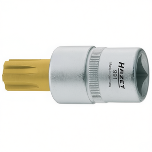 Hazet Short Square 1/2'' Ribe-CV Screwdriver <b>Socket</b> - Product Image 2