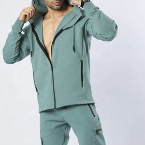 Sudaderas con capucha de gimnasio de algodón transpirable para hombre, logotipo personalizado impreso bordado, entrenamiento deportivo atlético, entrenamiento para verano - Product Image 2