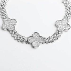 Estilo clásico VVS Moissanite Diamante Chapado en oro 925 Plata de ley Iced Out Cruz cubana Pulsera Joyería de moda al mejor precio - Product Image 3