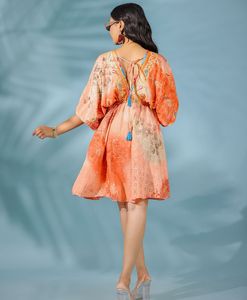 Robes décontractées pour femmes à la mode avec motif imprimé décontracté - Product Image 5