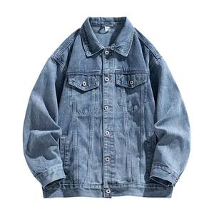 Veste de travail en jean pour homme, de haute qualité, printemps automne, vintage, multicolores, vestes en jean de moto - Product Image 4