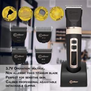 Recortadora de Barba Eléctrica Profesional Ajustable, Silenciosa, Inalámbrica, Resistente al Agua IPX7, Cuchilla de Acero Inoxidable, Batería USB - Product Image 3