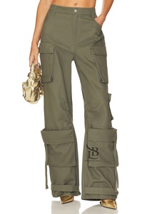 Pantalones cargo de cintura alta para mujer de último diseño OEM al por mayor de la mejor calidad con diseños personalizados pantalones cargo elegantes para mujer - Product Image 3