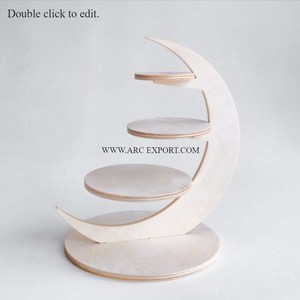 Nouvelle conception or poli intérieur et extérieur Harlow Stand haute qualité grand classique métal Harlow Stand décor de mariage - Product Image 3