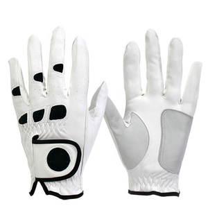 100% cuir véritable hommes gants de Golf nouveauté haute qualité anti-dérapant particule cuir matériel confortable équipement de sport - Product Image 2