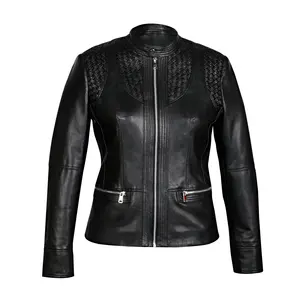 New Stylish Windproof Real Leather Jackets for Women Outwear Winter Jacket from Indian Manufacturer and Supplier