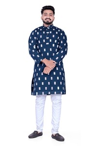 Premium Brocade Kurta para hombres Royal Festive Collection Men Kurta Set con Dupatta Wedding & Cultural Function Wear en 2025 - Product Image 2