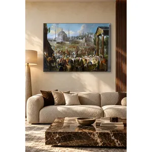 Impression sur toile de la Procession ottomane de Fida devant la Hagia Sophia - Product Image 4