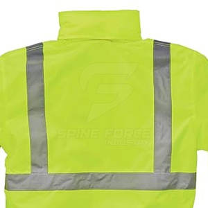 OEM 2025 Veste de travail d'hiver pour hommes Vêtements de travail de sécurité industrielle avec col montant et position du logo avant - Product Image 6
