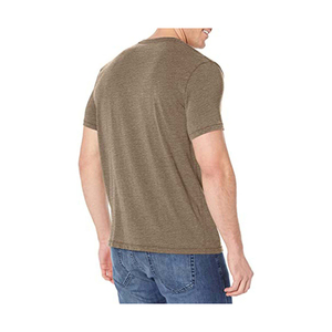 Camiseta Básica de Algodón al por Mayor para Hombre, Lisa, de Tela Suave y Duradera, Proveedor de Logotipos Personalizados - Product Image 5