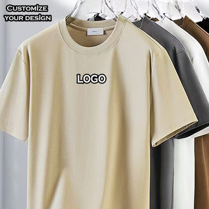Vente en gros de t-shirts oversize 100% coton avec impression personnalisée, manches courtes, col rond, motif uni, 220 à 260 grammes, design de t-shirts vierges - Product Image 2