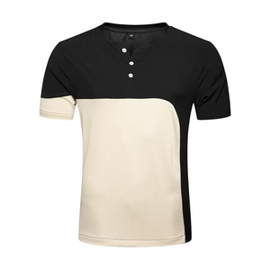 Ensemble de short pour hommes survêtement de jogging d'entraînement avec sweat-shirt respirant à col rond en coton éponge français personnalisé par OEM - Product Image 1