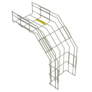 Bestray Chemin de câbles à 90 degrés Coude vertical de 105mm Revêtement en PVC en acier inoxydable 304 Inox Meilleur chemin de câbles en treillis métallique enduit de poudre - Product Image 1