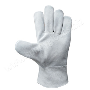 ขายส่งโลโก้ที่กำหนดเองขายร้อนวัวแยกหนังทำงานอาร์กอนถุงมือ - Product Image 3