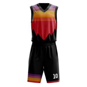 Ventes en gros d'uniformes d'équipe de basketball personnalisés, conception personnalisée de maillots et de shorts de basketball, ensembles de 2 pièces, uniformes à vendre - Product Image 3