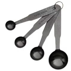 Ustensiles de cuisine en acier inoxydable, ensembles de cuillères à café et à miel, tasse à mesurer, ensembles de cuillères à mesurer - Product Image 1