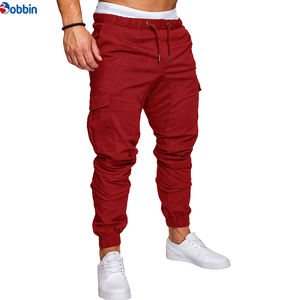 BOBBIN INDUSTRIES Jogging en molleton décontracté pour homme, toile 100% coton, grande taille, multi-poches, respirant, séchage rapide, sport - Product Image 6