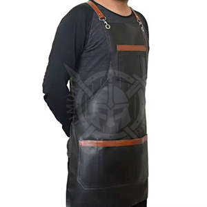 ผ้ากันเปื้อนหนังแบบแขวนคอ ไม่มีแขน กันน้ำ รุ่นใหม่ล่าสุด บรรจุภัณฑ์แบบกำหนดเอง ผ้ากันเปื้อนสำหรับงานหนัก ปลอดภัย พร้อมโลโก้สั่งทำ - Product Image 2