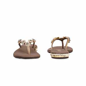 Sandalias De Tacón Fantasía Oliva FN0753 Chappal - Product Image 2