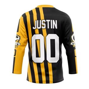 Vêtements de sport personnalisables à la mode pour adultes Maillot de hockey et uniforme de hockey sur glace SI-IHJ-06 de vêtements sublimés - Product Image 4