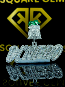 Colgante Hip Hop con Letra Personalizada, Colgante con Número Hip Hop para Hombre, Colgante de Moissanita, Joyería Hip Hop Ice Out - Product Image 5