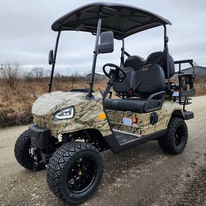 Carrito de Golf Eléctrico de 4 Plazas, Buggy de Camuflaje, Vehículo Utilitario con 36 V, 50-70 Km/h, Autonomía de 30-50 Km - Product Image 1