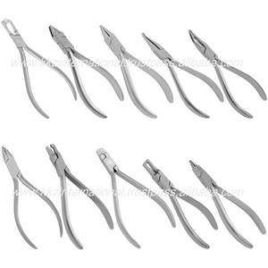 Juego completo de instrumentos quirúrgicos de ortodoncia de acero inoxidable OEM con logotipo personalizado, diferentes tipos de estilos, herramientas para doblar Alambre de ortodoncia - Product Image 1