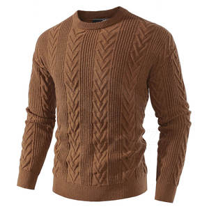 Top-Coats à Manches Longues pour Homme Pull d'Hiver Design Vêtements Fashion Knit O Neck Pull Respirant pour Hommes - Product Image 1