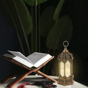 Eid Ramadan Mubarak lanterna decorativa appesa a lanterna candelabro a LED piccole lanterne per <span class=keywords><strong>feste</strong></span> <span class=keywords><strong>islamiche</strong></span> musulmane Eid - Product Image 6