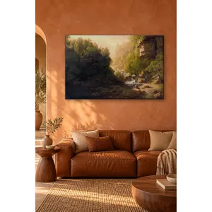 Impresión en lienzo de la cascada Fida Francis Danby en un valle rocoso - Product Image 5