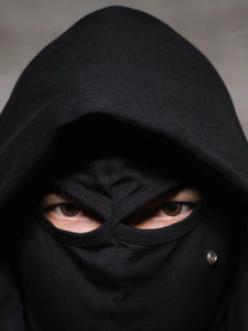Balaclava à capuche d'hiver de haute qualité, poids lourd, design en strass, double couche, 100% coton, écologique, option de logo personnalisé OEM - Product Image 4