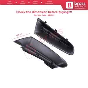 Rejilla de Ventilación de Parachoques Delantero BSP1191 Izquierda Derecha para Clio MK3 2005-2009 Pre-Facelift 7701208684 - Product Image 6