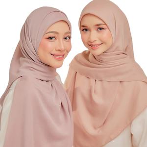 Bufanda de gasa pura de estilo profesional para mujer, bufandas de tacto suave de estilo estadounidense inspiradas en el diseñador de lujo - Product Image 1