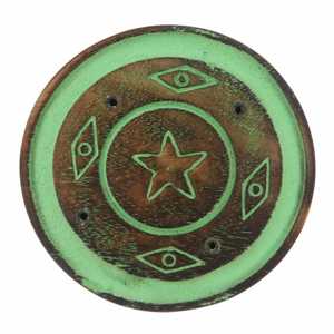 Bâtons d'encens en bambou naturel fait à la main de qualité supérieure support rond et attrape-cendres qualité indienne artisanale prix usine modèle No- 12 - Product Image 1