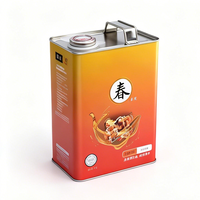 Fournisseur chinois de boîtes de conserve rectangulaires/carrées en tôle de 1L/5L, de qualité alimentaire, vides, pour l'emballage d'huile moteur et d'huile d'olive