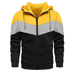 Fabricants de vêtements pour hommes coupe régulière sweats à capuche 100% coton polaire fermeture éclair sweats à capuche poids lourd conception à la mode pour le bon prix - Product Image 1