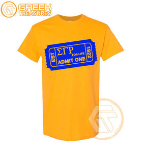 Sigma Gamma Rho personnalisé T-Shirt pour femme Vêtements de sororité Jersey de coton T-shirt respirant de haute qualité Vêtements grecs pour femme - Product Image 4