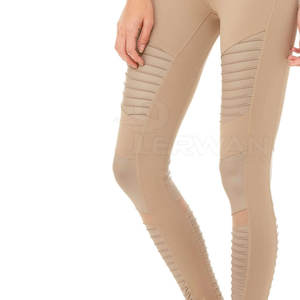 Logotipo personalizado Leggings de gimnasio para mujer Patrón sólido Ropa de yoga con cintura elástica Venta en línea Leggings de yoga para mujer - Product Image 5