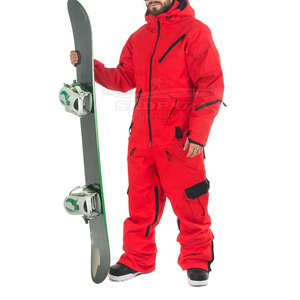 2025 vente chaude Logo personnalisé combinaison de Ski col à capuche respirant fermeture à glissière disponible différentes couleurs en gros vêtements de Ski - Product Image 3