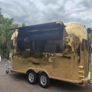 Carrito de helados móvil al mejor precio, camión de comida rápida personalizado para hornear, remolque de comida callejera estándar de EE. UU. para perritos calientes - Product Image 5