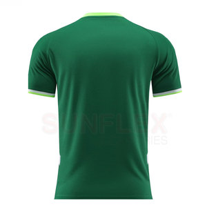 OEM Service Customized Colors Lightweight Breathable Short Sleeve Soccer Jersey Unique Style Adult <b>Low</b> MOQ - Product Image 2