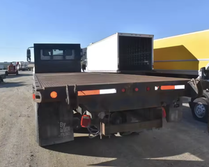 Best!! Fleet Supply Regular Cab Used 2015 For-International WorkStar 7400 26 ft Flatbed <b>Truck</b> - Automatic LHD Fast Dispatch - Product Image 3