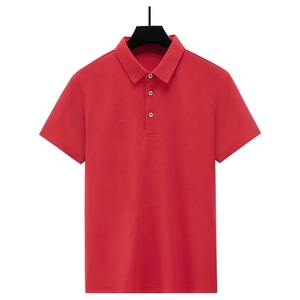 Chemises polo pour hommes T-shirt brodé personnalisé T-shirt polo uni à manches courtes Personnalisation à la mode T-shirts polo respirants - Product Image 3