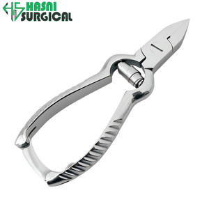 Coupe-ongles pour les orteils en acier chirurgical inoxydable Hasni, coupe-ongles à ressort, instruments chirurgicaux certifiés CE, couleur et taille personnalisées - Product Image 3
