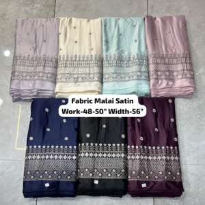 Kurta de Algodón para Hombre con Bordado y Tinte Malai, Ancho 56, Textura Suave y Lisa, Cómodo para la Piel - Product Image 3